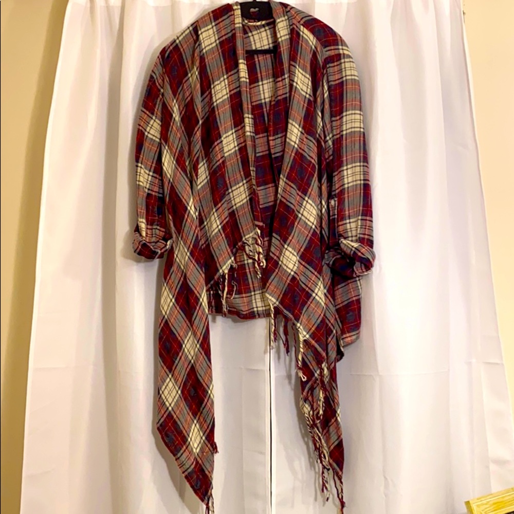 Plaid thin flannel